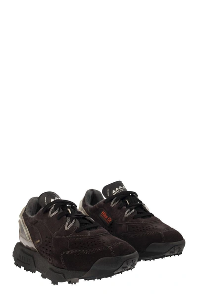 Shop Run Of Hash Smoky - Sneakers In Dark Brown