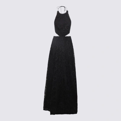Shop Sabina Musayev Black Stretch Doro Long Dress
