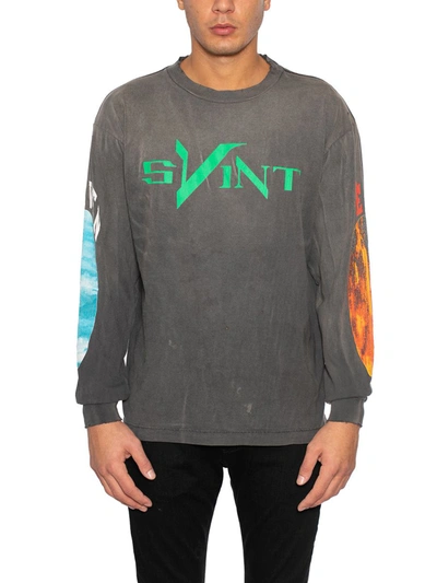 Shop Saint Mxxxxxx T-shirts & Tops In Black
