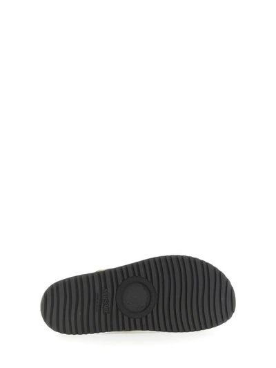 Shop Versace Sandal Slide Greca In Black