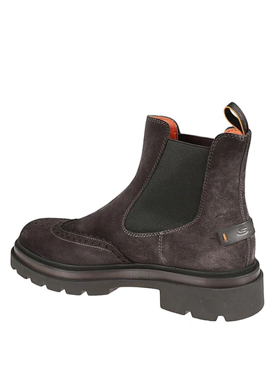 Shop Santoni Boots Grey