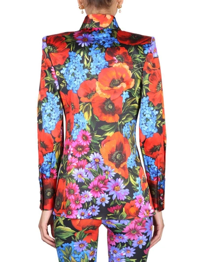 Shop Dolce & Gabbana Satin Shirt In Multicolor