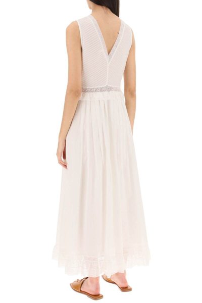 Shop See By Chloé See By Chloe Cotton Voile Maxi Dress In White