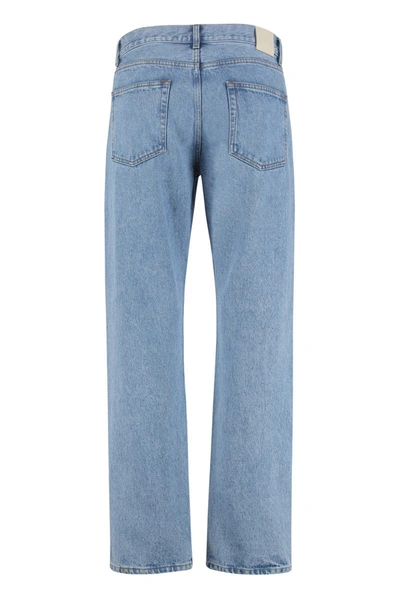 Shop Séfr 5-pocket Straight-leg Jeans In Denim