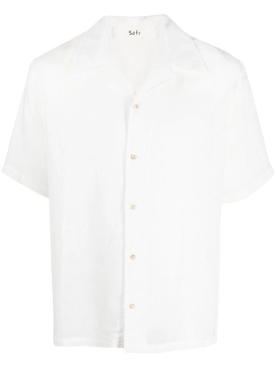 Shop Séfr Dalian Shirt In White
