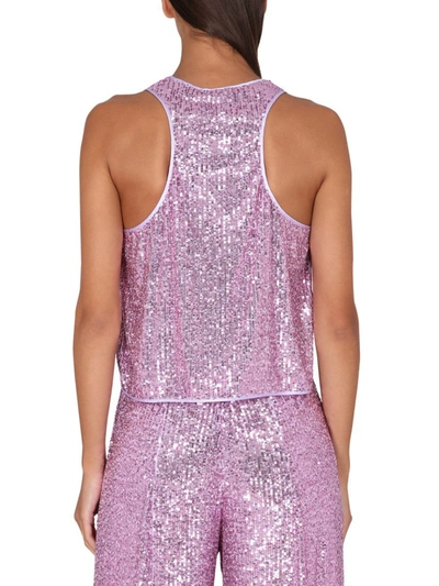 Shop Tom Ford Sequined Top In Purple