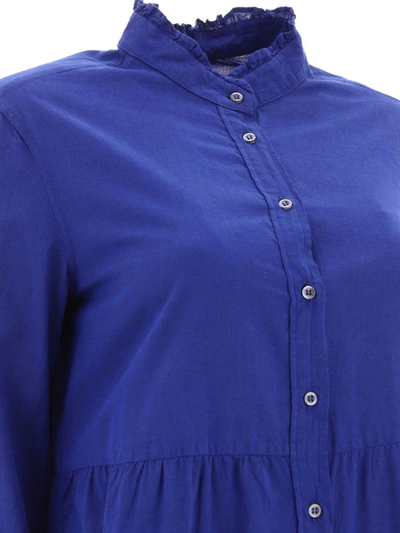 Shop Aspesi Shirt Dress In Blue