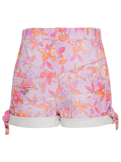 Shop Isabel Marant Shorts Naesqui Fiori In Pink