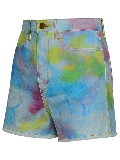Shop See By Chloé Shorts Tie Dye In Multicolor