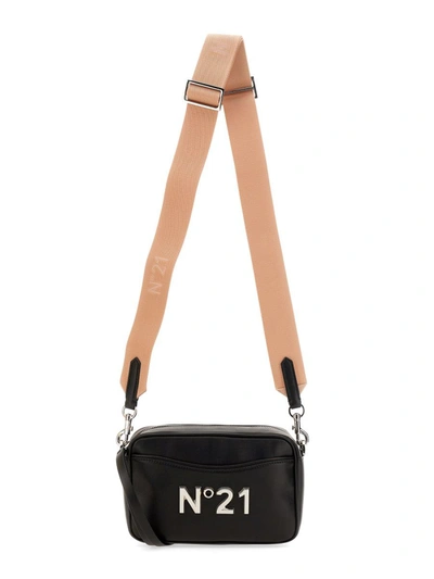 Shop N°21 Shoulder Bag With Logo In Black