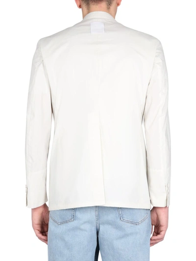 Shop Lardini Single-breasted Jacket In Ivory