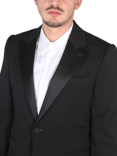 Shop Alexander Mcqueen Single-breasted Suit Jacket In Black