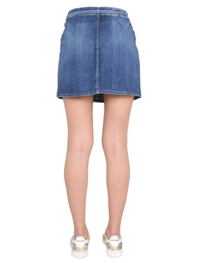 Shop Dsquared2 Skirt With Pocket In Blue