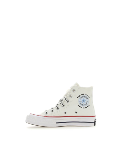 Shop Sky High Farm Sneakers In White