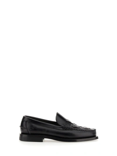 Shop Hereu Slip-on Loafer Nombela In Black