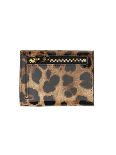 Shop Dolce & Gabbana Small Leather Wallet In Multicolor