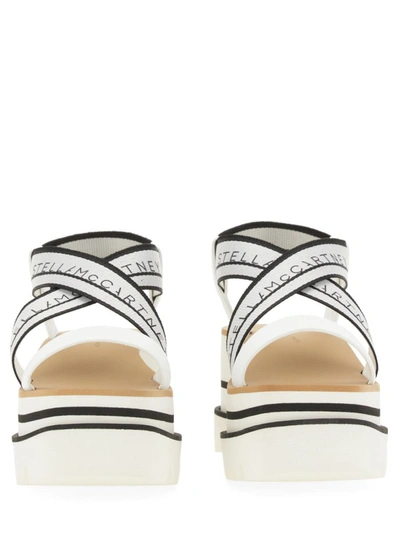 Shop Stella Mccartney Sneak-elyse Sandal In White