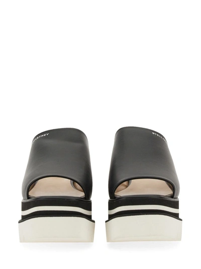 Shop Stella Mccartney Sneakelyse Sandals Eco In Black