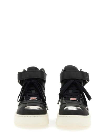 Shop Kenzo Sneaker Hoops High Top In Black