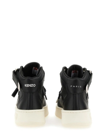 Shop Kenzo Sneaker Hoops High Top In Black
