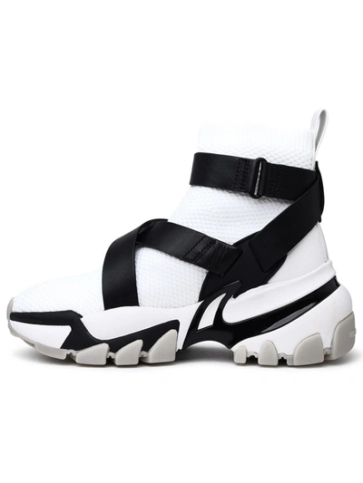Shop Michael Michael Kors Alias White Polyester Sneakers