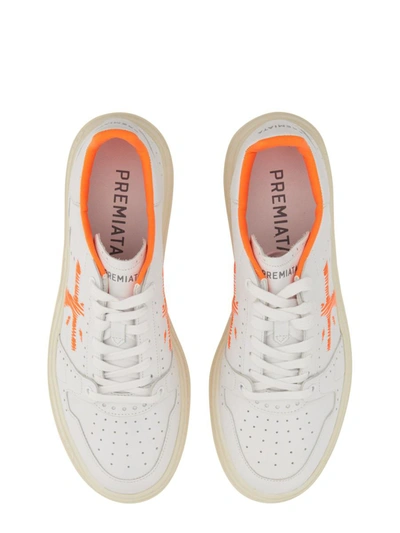 Shop Premiata Sneaker Quinn In White