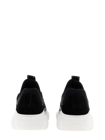 Shop Moschino Sneaker Teddy In Black