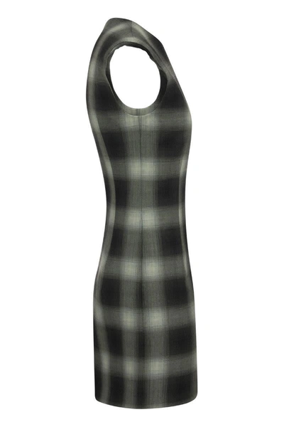 Shop Sportmax Veggia - Short Pencil Dress In Grey