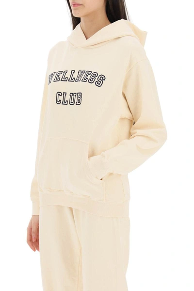 Shop Sporty And Rich Sporty Rich Hoodie With Lettering Logo In Multicolor