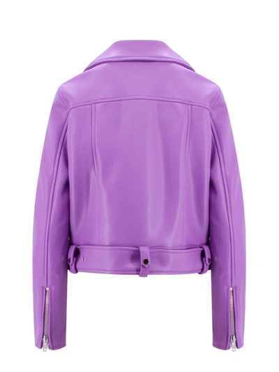 Stand Studio Esmeralda Biker Jacket Stand Clothing Violet In Purple