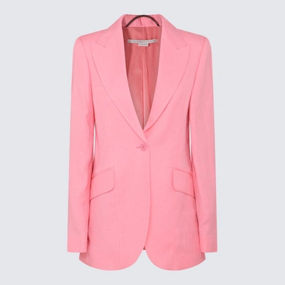Shop Stella Mccartney Pink Blazer In Ibiscus