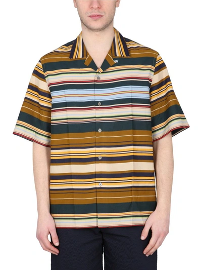 Shop Paul Smith Striped Shirt In Multicolor