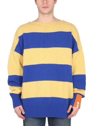 Right For Striped Shirt Unisex In Yellow