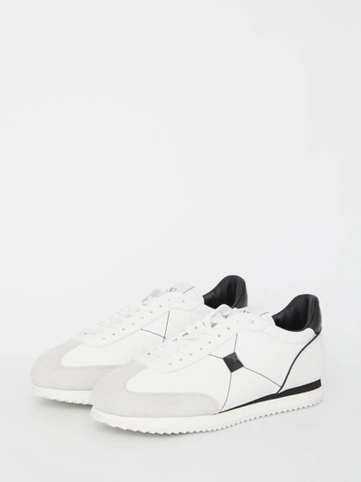 Shop Valentino Stud Around Low-top Sneakers In White