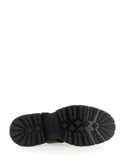 Shop Alexander Mcqueen Studded Derby Loafer In Black