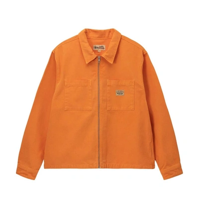 Shop Stussy Stüssy Casual Shirts In Orange