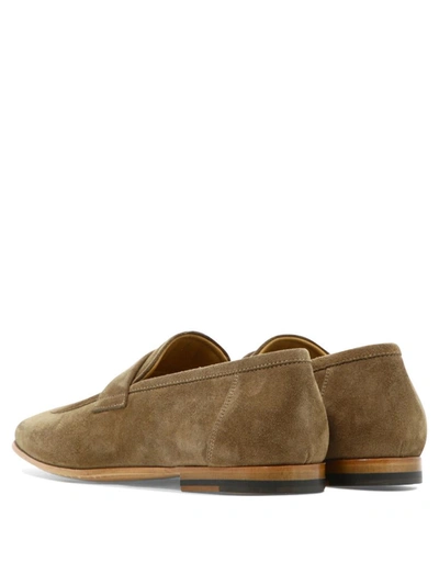 Shop Sturlini Suede Loafers In Brown