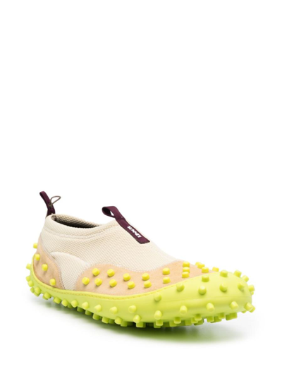Sunnei 1000chiodi Low-top Sneakers In Cream
