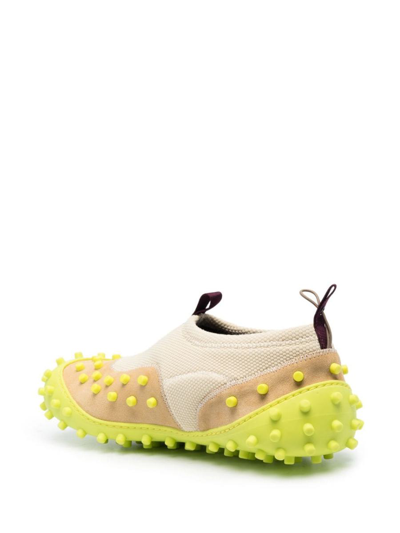 Sunnei 1000chiodi Low-top Sneakers In Cream