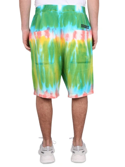 Shop Dsquared2 Sweatshirt Bermuda In Multicolor