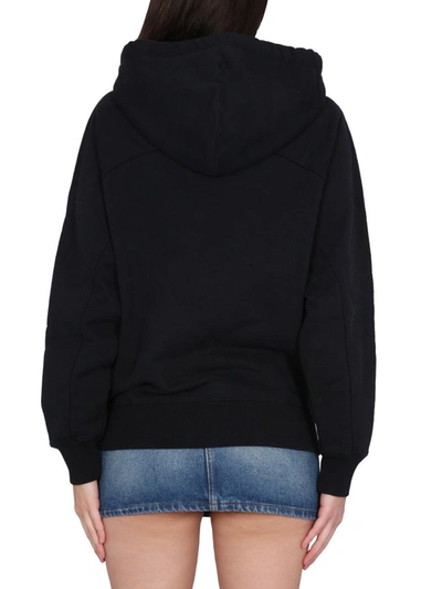 Shop Ami Alexandre Mattiussi Sweatshirt With Logo Embroidery Unisex In Black