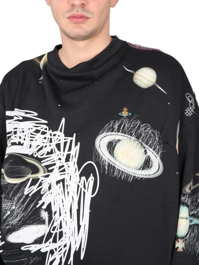 Shop Vivienne Westwood Sweatshirt With Logo Print In Multicolor