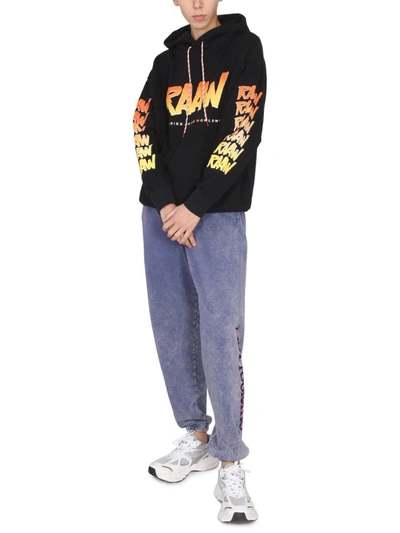 Aries Sweatshirt With Logo Print Unisex In Black