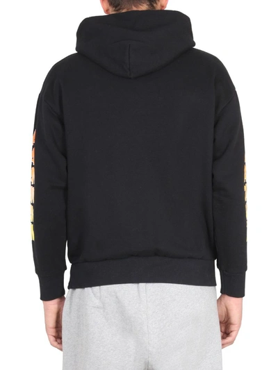 Aries Sweatshirt With Logo Print Unisex In Black