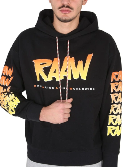 Aries Sweatshirt With Logo Print Unisex In Black