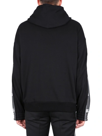 Shop Dolce & Gabbana Sweatshirt With Logoed Band In Black
