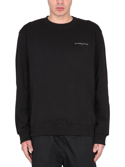 Shop Ih Nom Uh Nit Sweatshirt With Print In Black