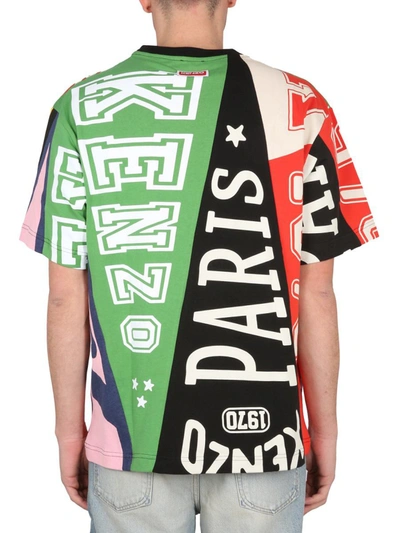 Shop Kenzo T-shirt Flags. In Multicolor