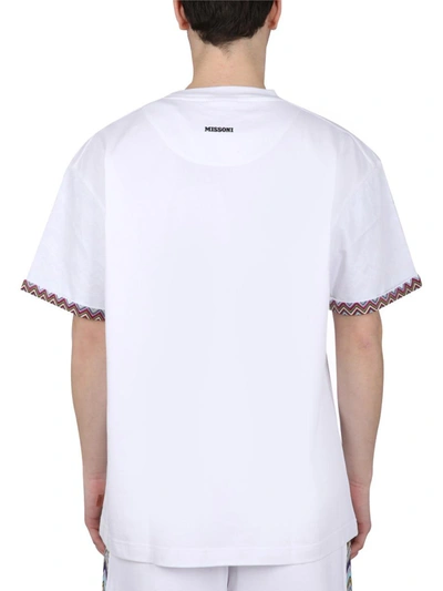 Shop Missoni Sport T-shirt With Logo In White