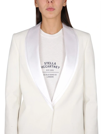 Shop Stella Mccartney Tailored Tuxedo Jacket In Multicolor